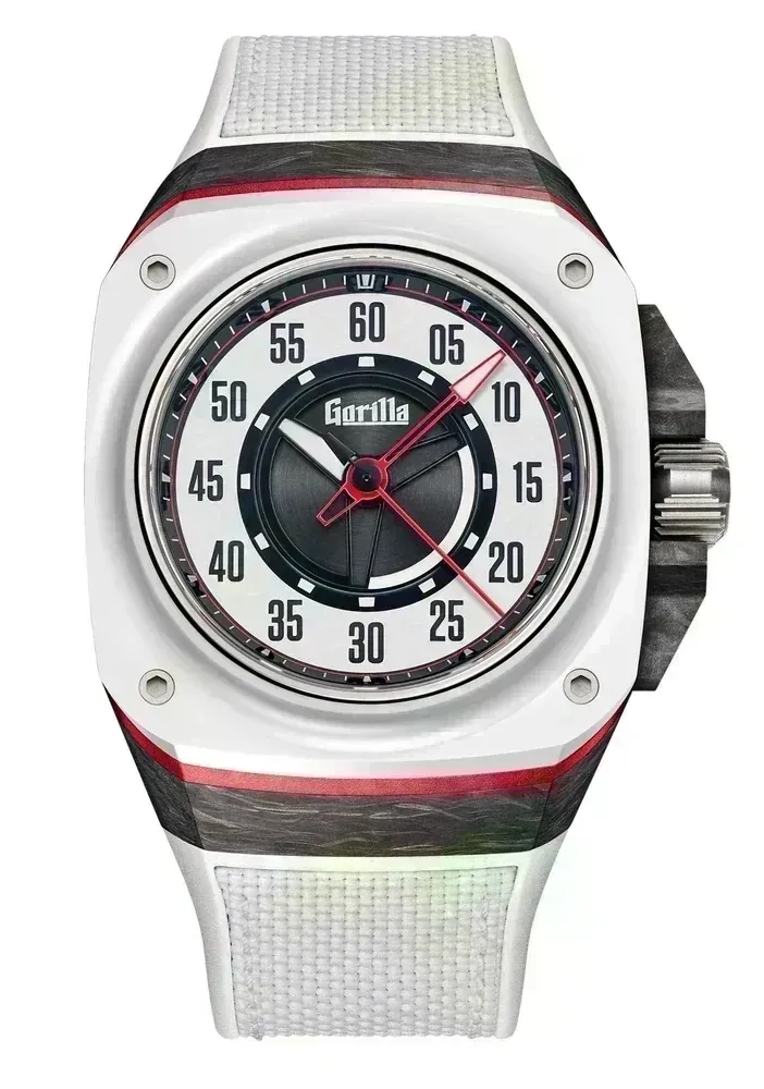 RS White 44mm swiss watch for men⁄