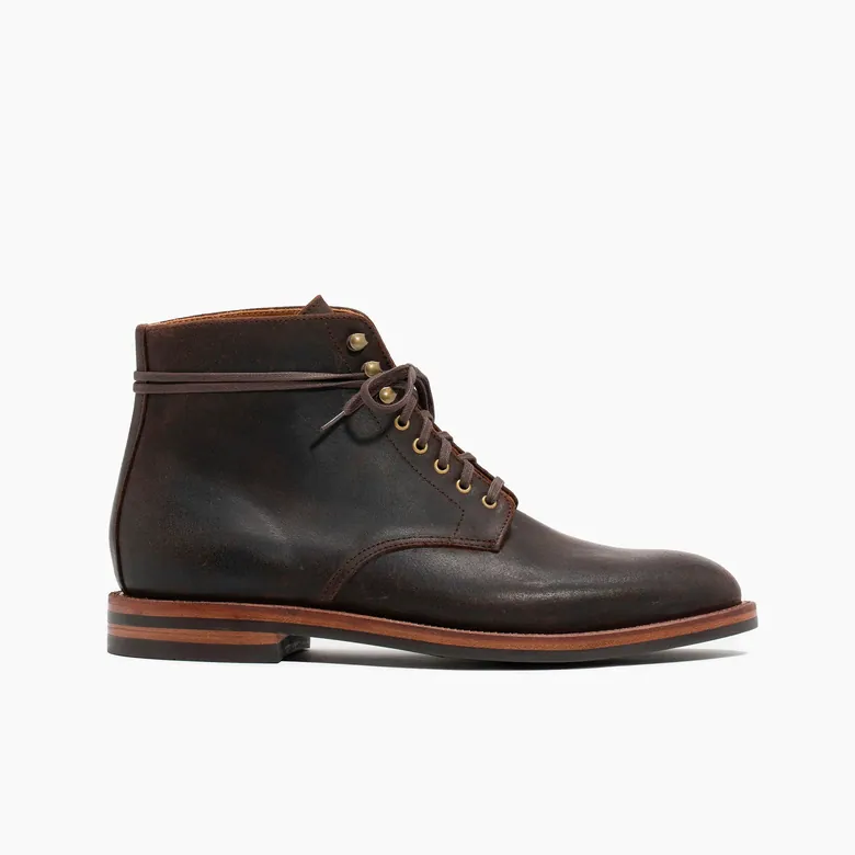 Edward Boot Tobacco Waxed Commander