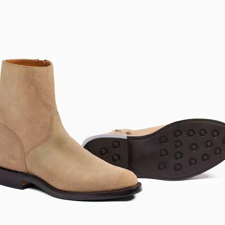 Elias Side-Zip Natural Roughout Chromexcel