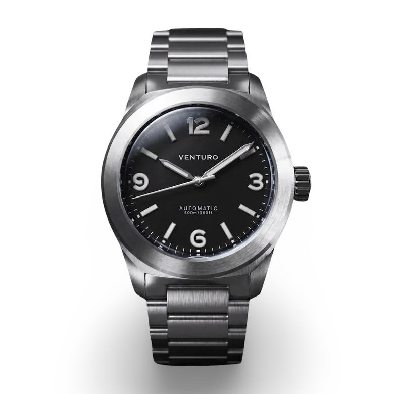 Venturo Field III, Black from Gruppo Gamma Watches