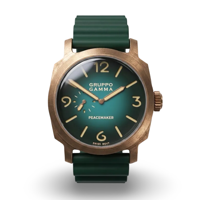 GRUPPO GAMMA PEACEMAKER Bronze - Green Fumé Dial, Swiss Manual Movt