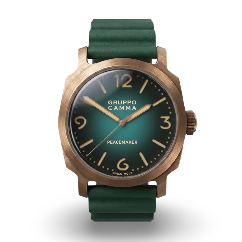 GRUPPO GAMMA PEACEMAKER Bronze - Green Fumé Dial, Swiss Movt
