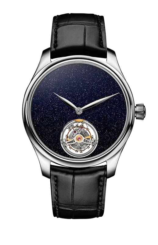 Endeavour Aventurine Tourbillon Steel