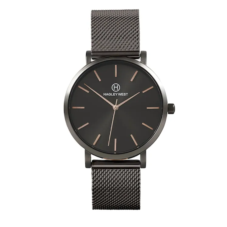 Inspiration Sarah | Gunmetal &amp; Rose Gold Watch | Women's Watches