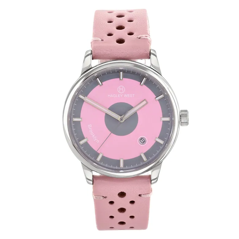 Brooklyn Bay Ridge | Pink &amp; Grey Watch | Women's Watches