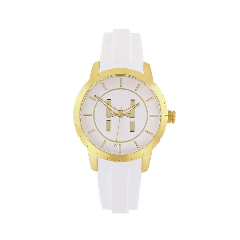 Original Hagley West Watch | White &amp; Gold Watch for Women