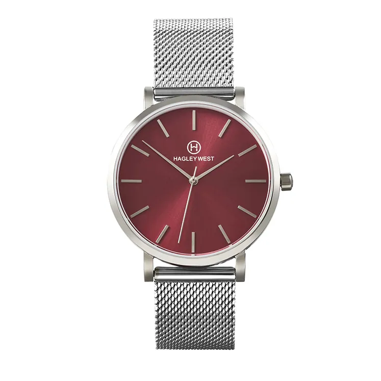 Inspiration Lynda | Red &amp; Silver Watch | Women's Watches