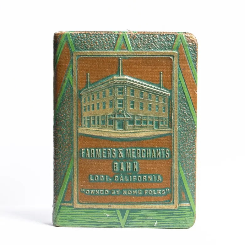 1923 Bankers Utilities Co Metal Coin Bank