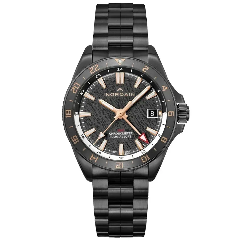 NORQAIN Adventure Neverest GMT Glacier 41mm N1100.22B02.B01.B01