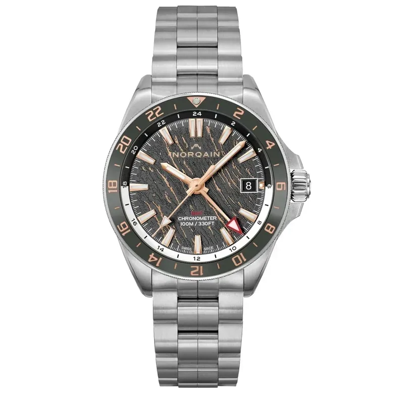 NORQAIN Adventure Neverest GMT Glacier 41mm N1100.22S02.G01.S02