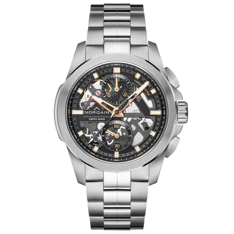 NORQAIN Independence Skeleton Chrono 42mm N3200.40S01.B01.S01