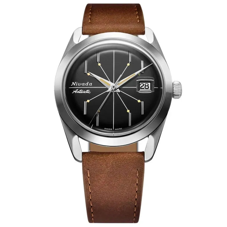 Nivada Grenchen Antarctic Spider Black 38mm 32072A16