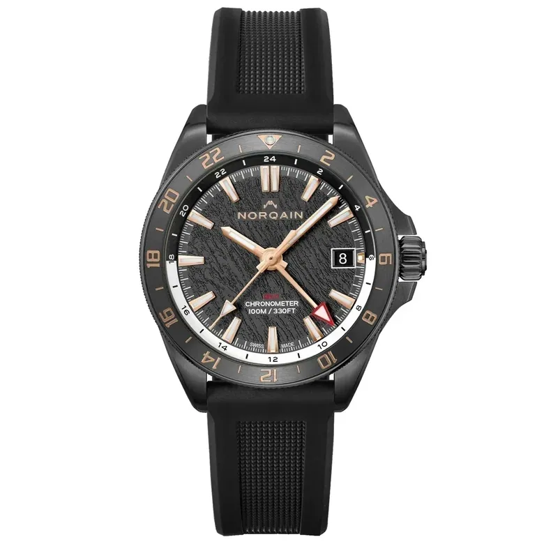 NORQAIN Adventure Neverest GMT Glacier 41mm N1100.22B02.B01.R01