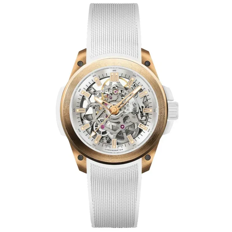 NORQAIN Wild One Skeleton Red Gold 39mm N3001.07G01.W01.R01