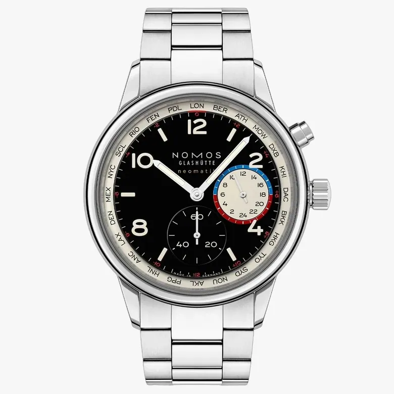 NOMOS Glashütte Club Sport Neomatik Worldtimer Dark
