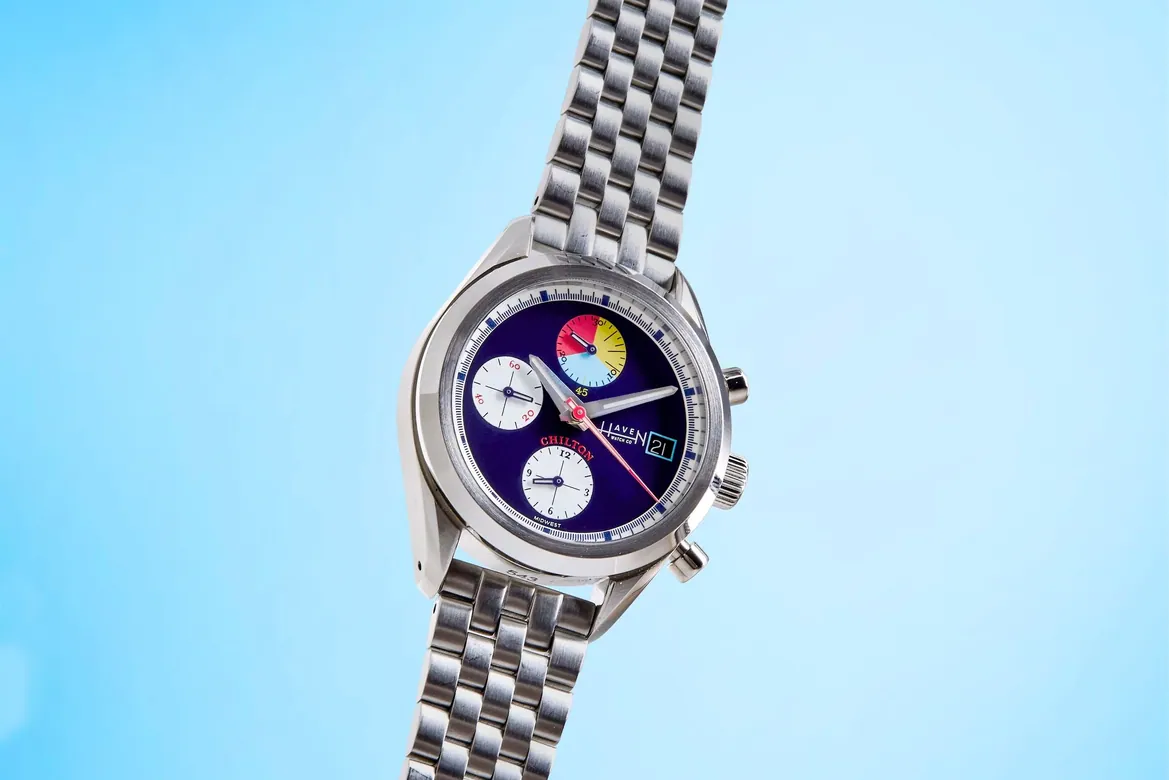 Chilton Blue Dial Chronograph – Mechanical Watch (38mm)
