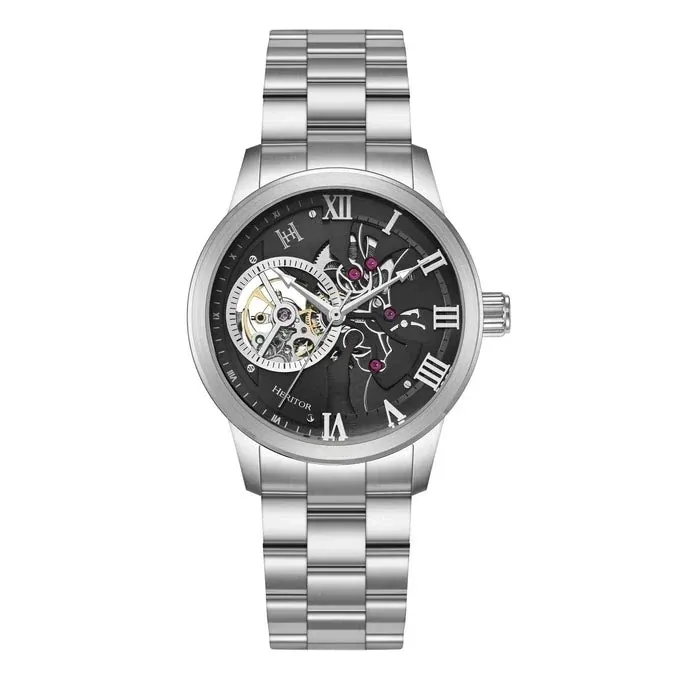 Heritor Automatic August Stainless Steel-Band Watch