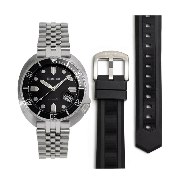 Heritor Automatic Matador Box Set with Interchangable Bands and Date Display