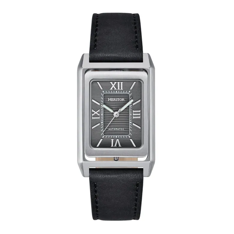 Heritor Automatic Esteban Leather Band Watch
