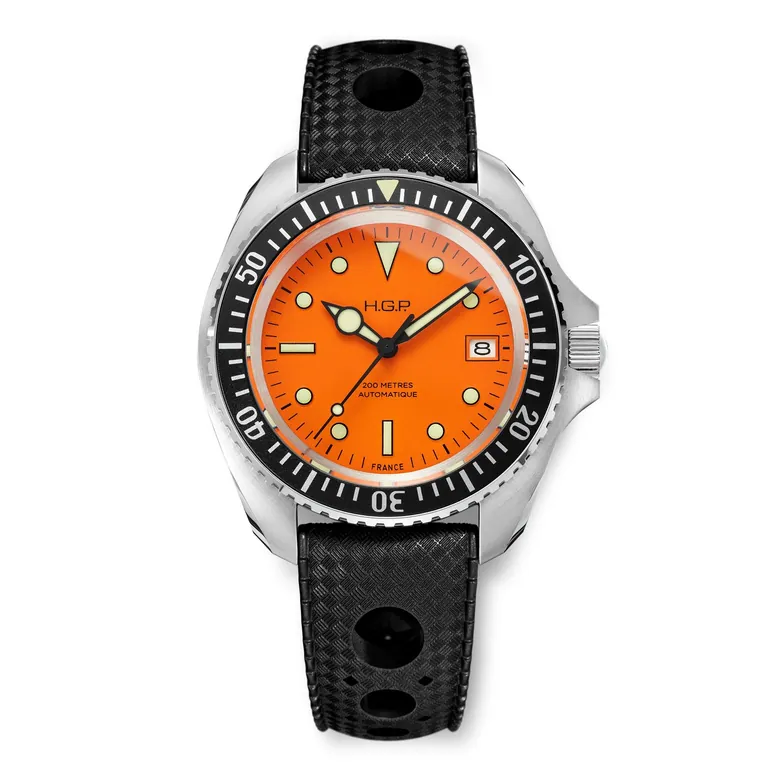 Diver 200M Automatic Diving Watch - Orange