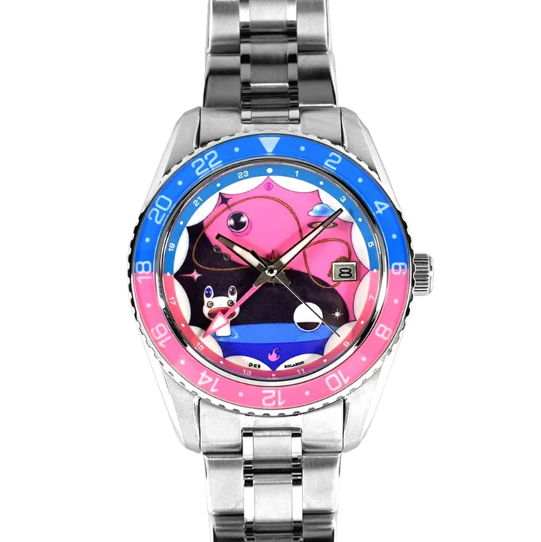 Hitori X Kolahon Meguro GMT Pale Planet