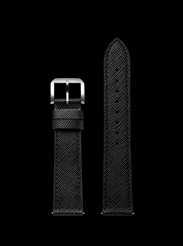 Black Saffiano Strap - Steel | Sports Watch