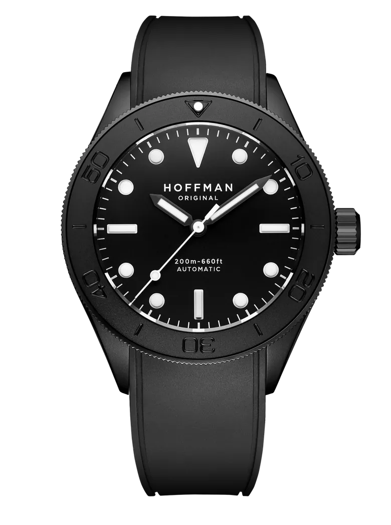 Diver's watch 40mm - Black PVD | Black Dial | Sports Watch