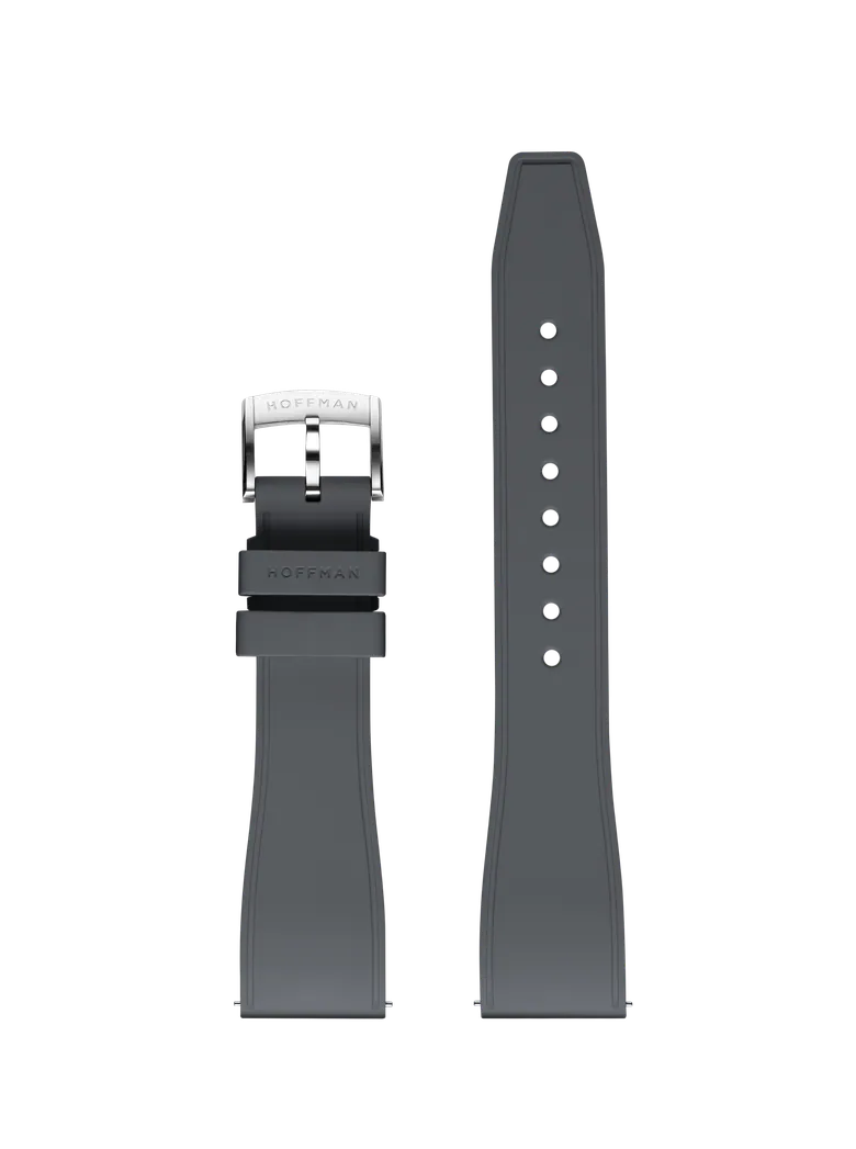 FKM Rubber Strap - Gray | Sports Watch