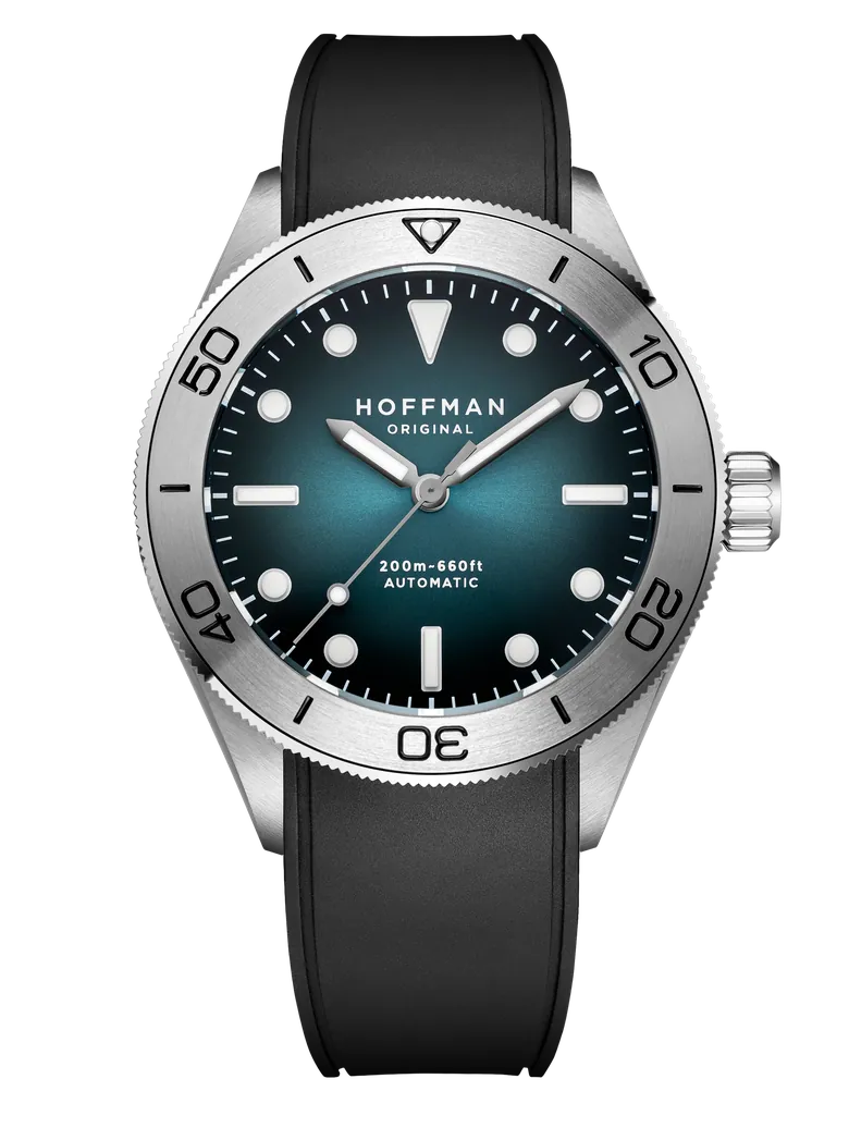 Diver's watch 40mm - Steel | Teal Dial | Sports Watch