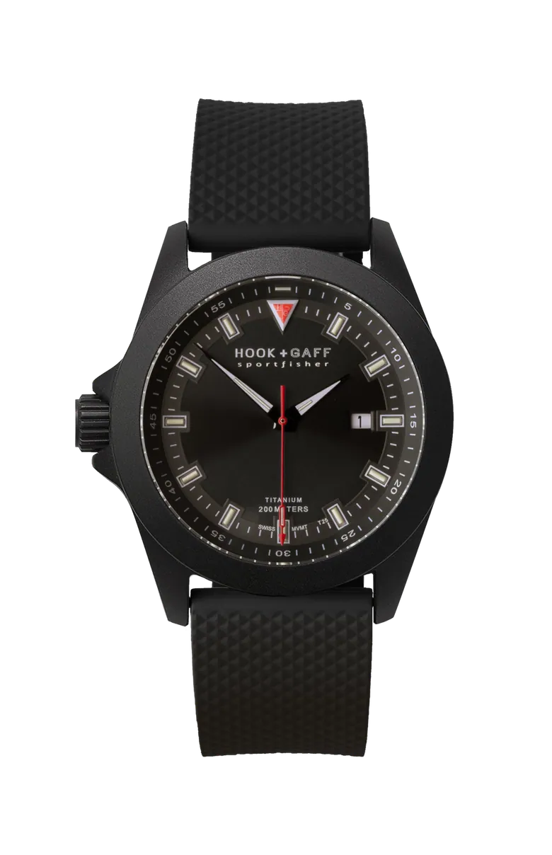 Sportfisher Black - Black Dial