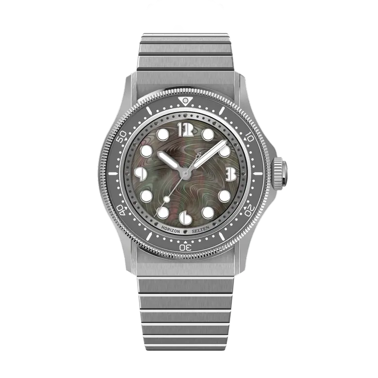 Nemo with Black mother of pearl guilloche dial