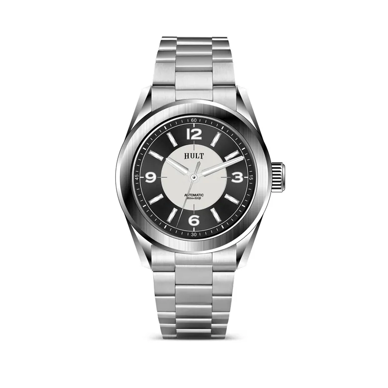 Meridian Tuxedo | 37mm Automatic Field Watch | Hult Watch Company