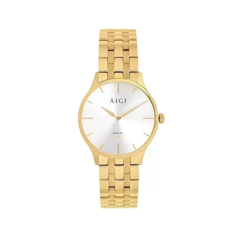 Glacier Gold 36mm Steel & Gold Watch