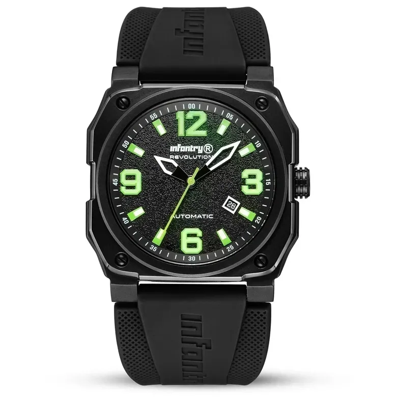 REVOLUTION - The Autopilot (Lamborghini green) - Automatic Military Watch