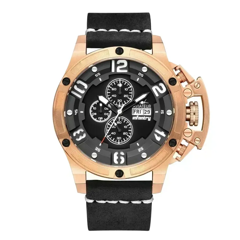 AVIATEUR Chrono Thunderbird Gold