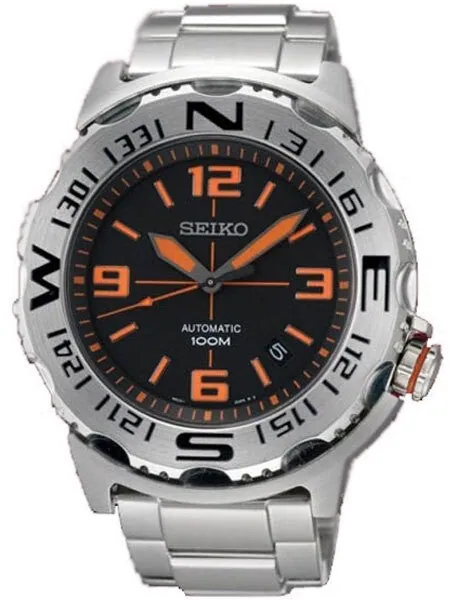 Seiko Superior Compass Bezel Automatic Field Monster Watch #SRP443
