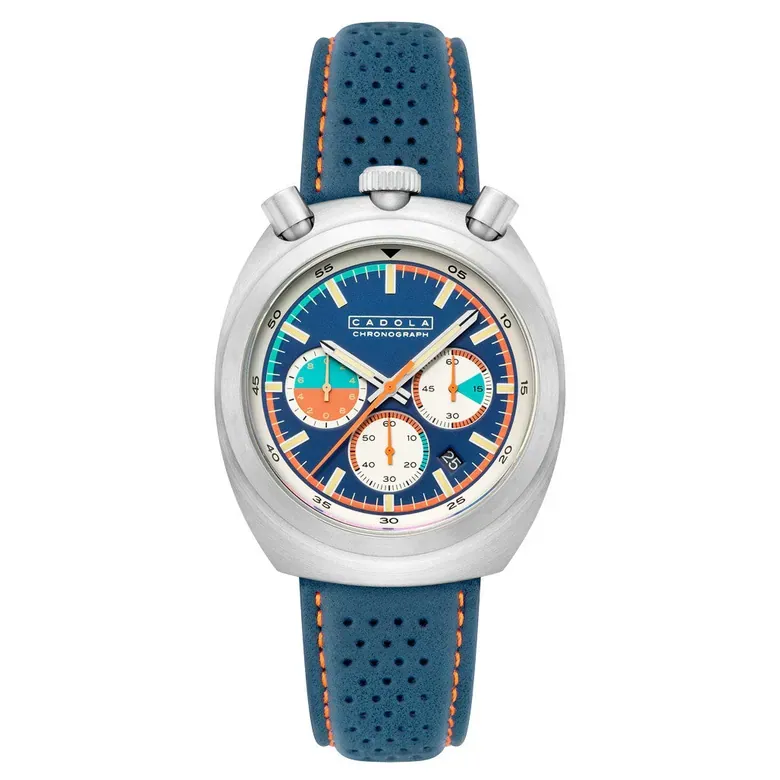Cadola Testa Di Toro Chronograph in Ignition Blue #CD-1058-02