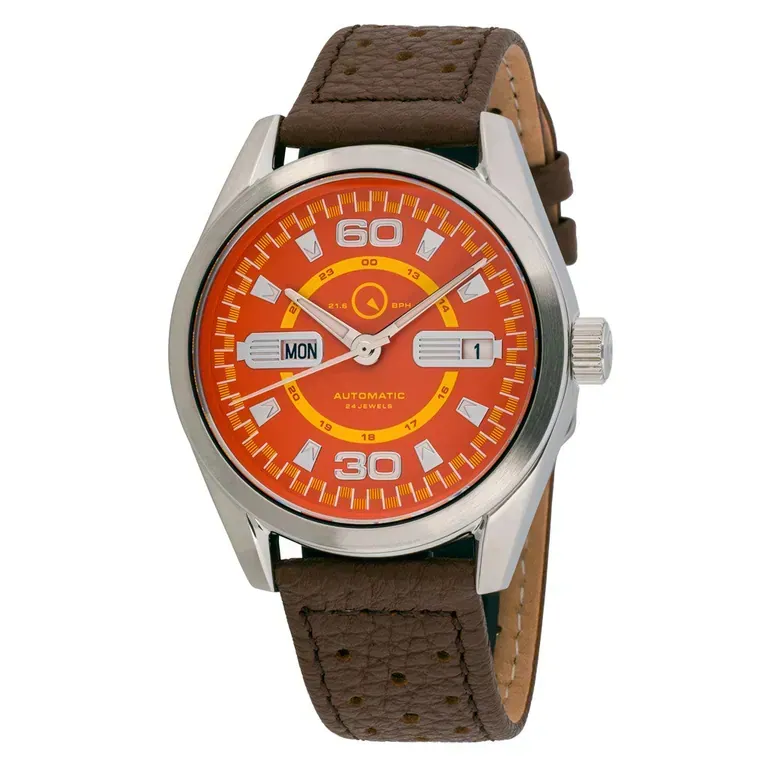 Islander DPA Automatic Watch with Red and Yellow Dial #ISL-164