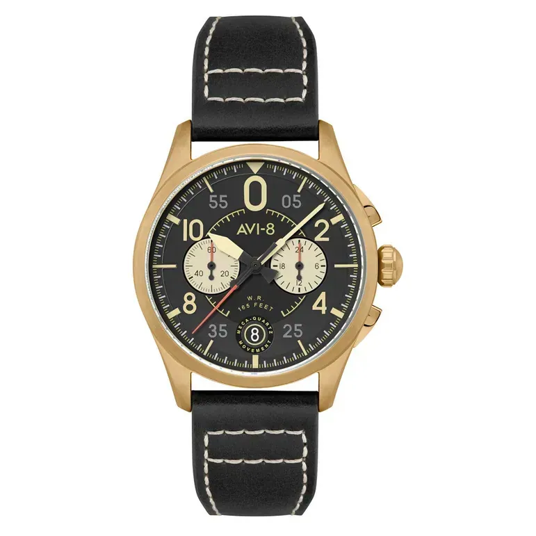 AVI-8 Spitfire Lock Chronograph Void Black #AV-4089-07