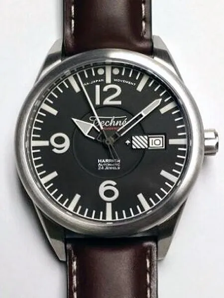 Techne Automatic 41mm Harrier Aviator Watch with Anti-Reflective Sapphire Crystal  #363.052