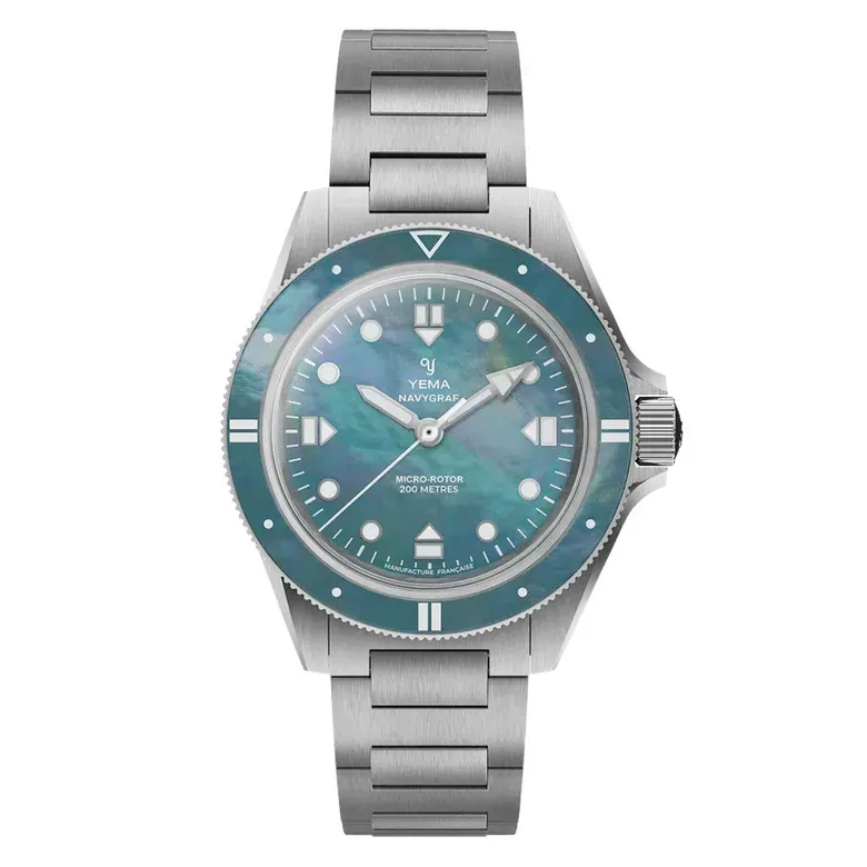 Yema Navygraf Pearl CMM.20 LE on Bracelet #YEMA-08