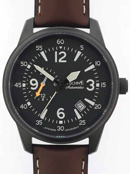 Techne Automatic 41mm Goshawk Aviator Watch with Anti-Reflective Sapphire Crystal  #411.152