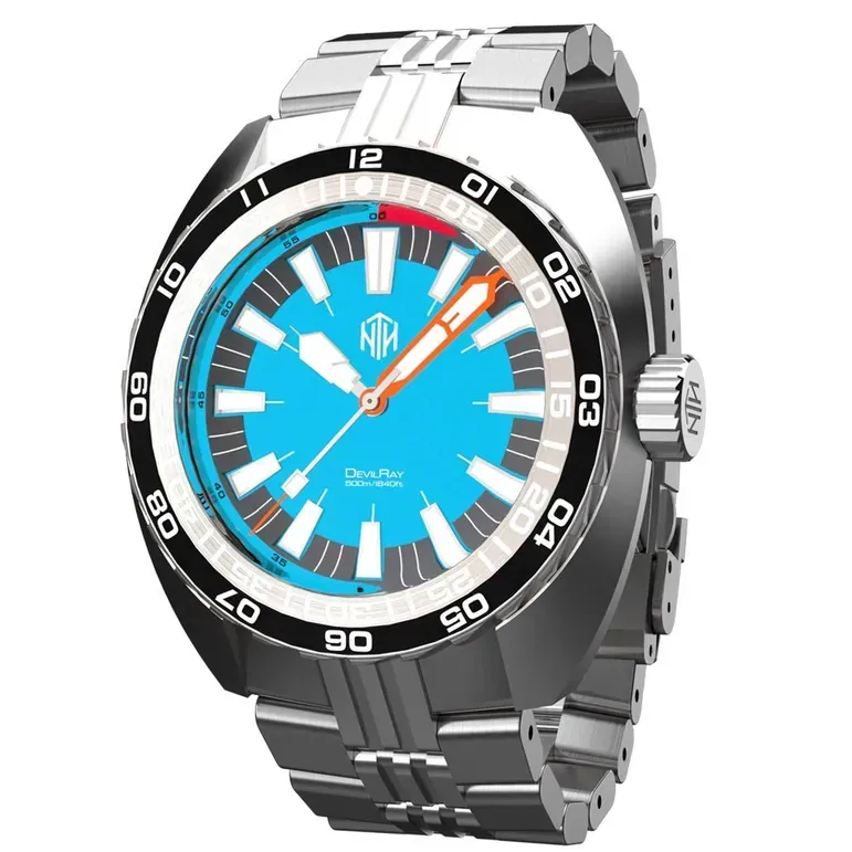 NTH DevilRay 500-Meter Automatic Dive Watch with an AR Sapphire Crystal #WW-NTH-DRTN