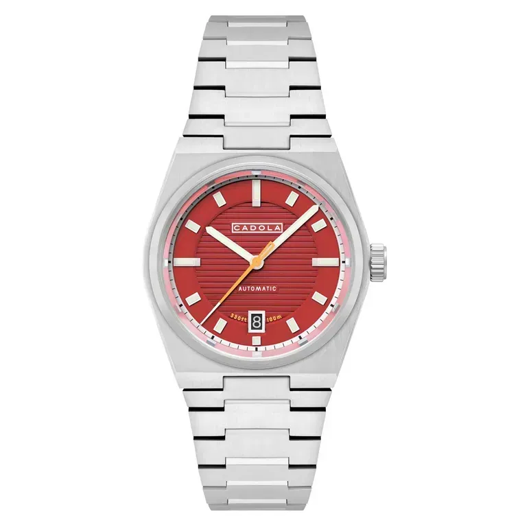 Cadola Lydden Hill Automatic Bumper Red Dial #CD-1056-44