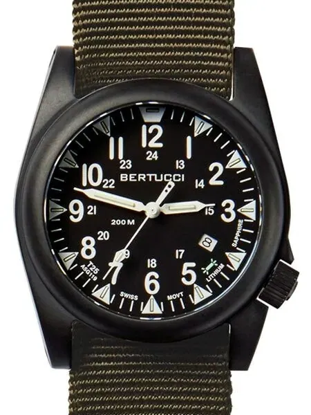 Bertucci A-5S Ballista Field Watch with Swiss Micro Tube Illumination #13551