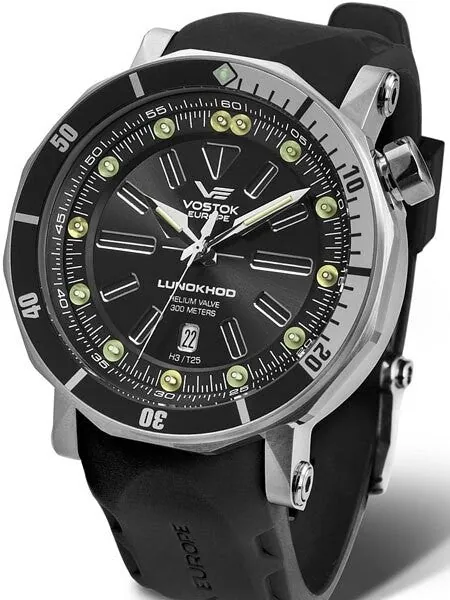 Vostok-Europe N1 Lunokhod-2 Automatic 300 Meter Dive Watch with Tritium Tubes #6205210