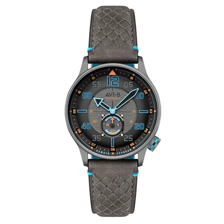 AVI-8 Hawker Typhoon Baldwin Automatic Iron Blue Dial #AV-4119-03