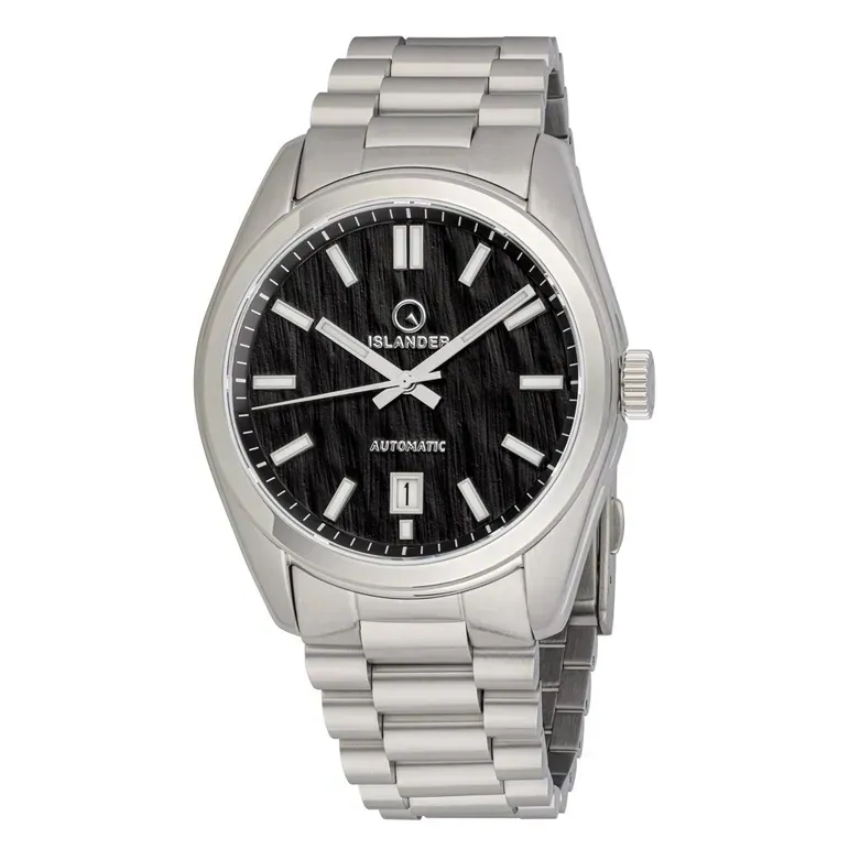 Islander Upper Brookville Automatic Dress Watch with Ink Black Dial #ISL-289