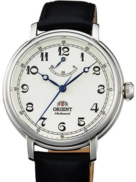 Scratch and Dent - Orient Monarch Hand Winding Watch with White Dial and Power Reserve Indicator #DD03003Y