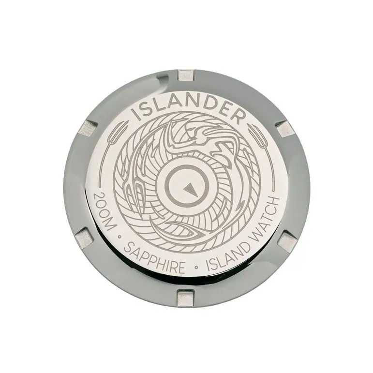 Etched Caseback for Islander 43mm Dive Watches #BK-02